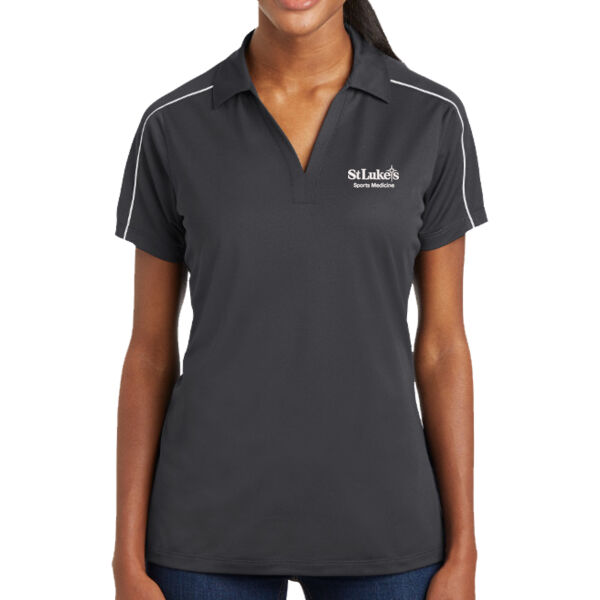 Ladies Micropique Sport Wick ® Piped Polo Thumbnail