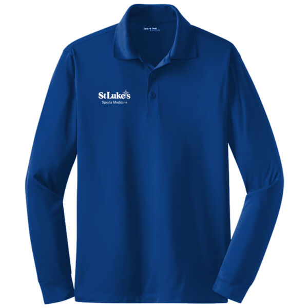 Sport-Tek Long Sleeve Micropique Sport Wick ® Polo Thumbnail