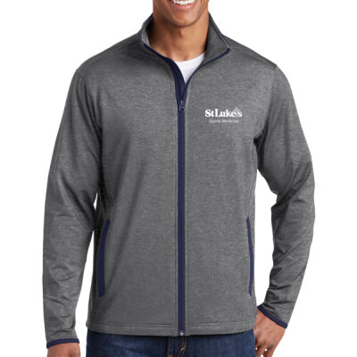 Sport Wick ® Stretch Contrast Full Zip Jacket Thumbnail