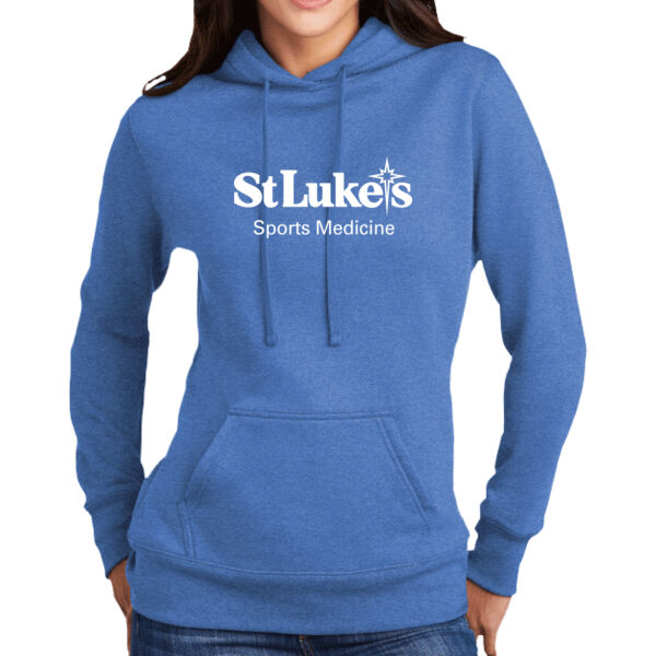 Port & Co - Ladies Core Fleece Pullover Hooded Sweatshirt Thumbnail